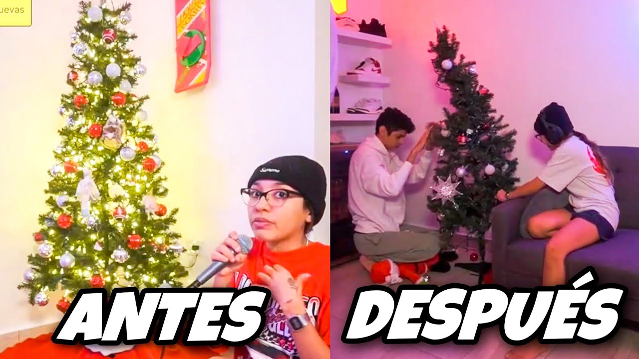 STREAMEMRS DESTRUYEN ARBOL DE NAVIDAD EN VIVO