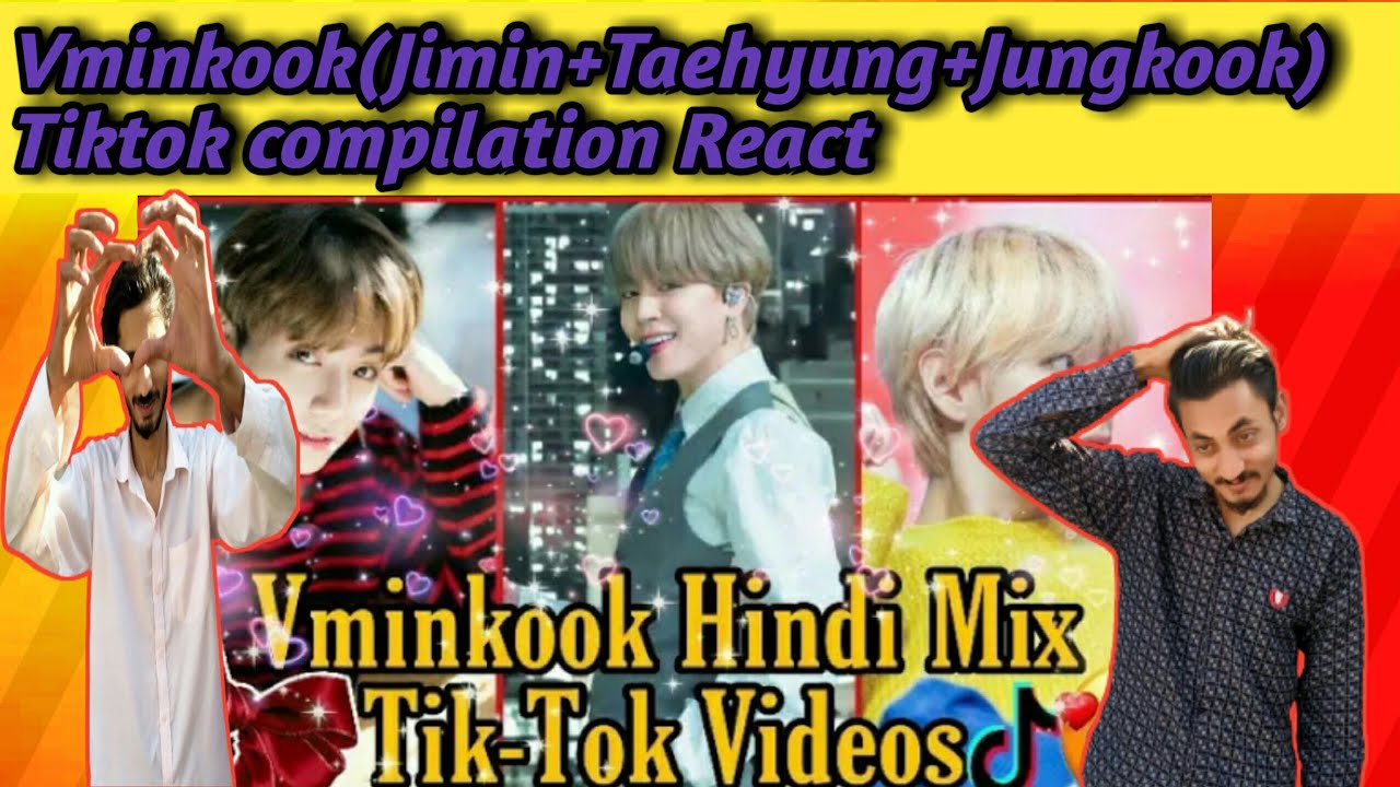 vminkook (Jimin+Taehyung+Jungkook) tiktok compilation reaction | MHReaction