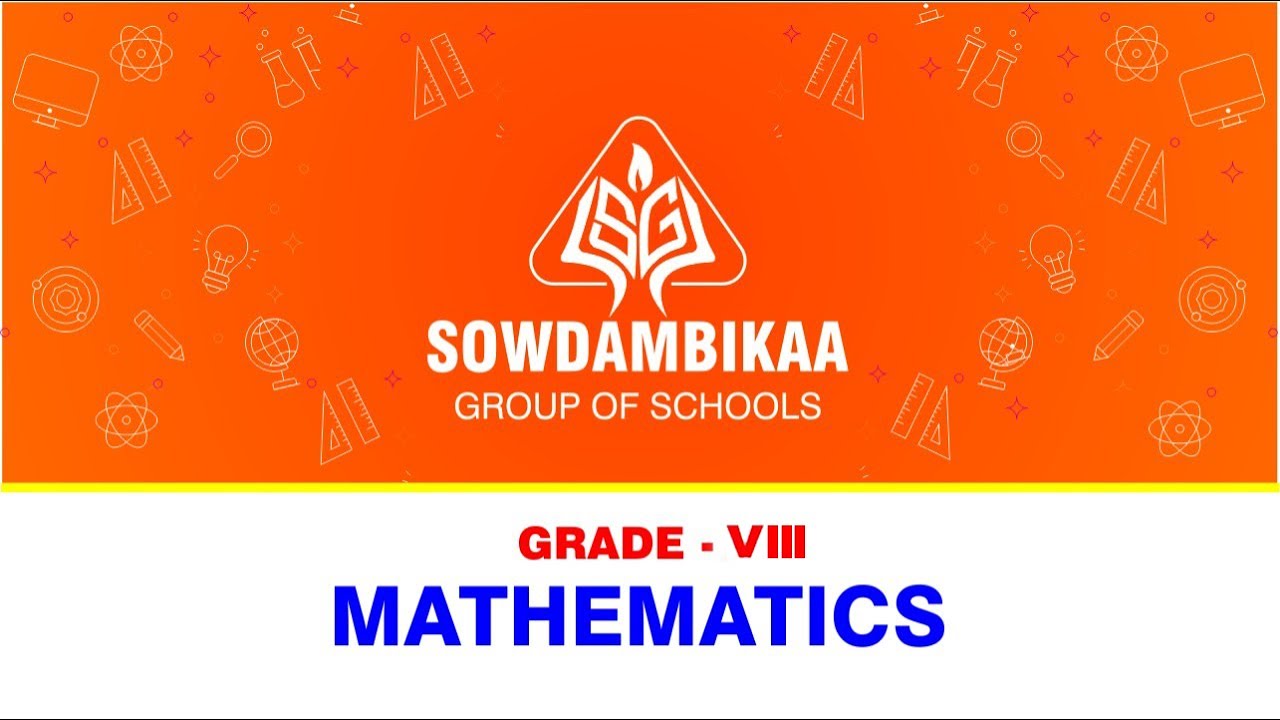 GR 8 TM MATHS SA1 REVISION