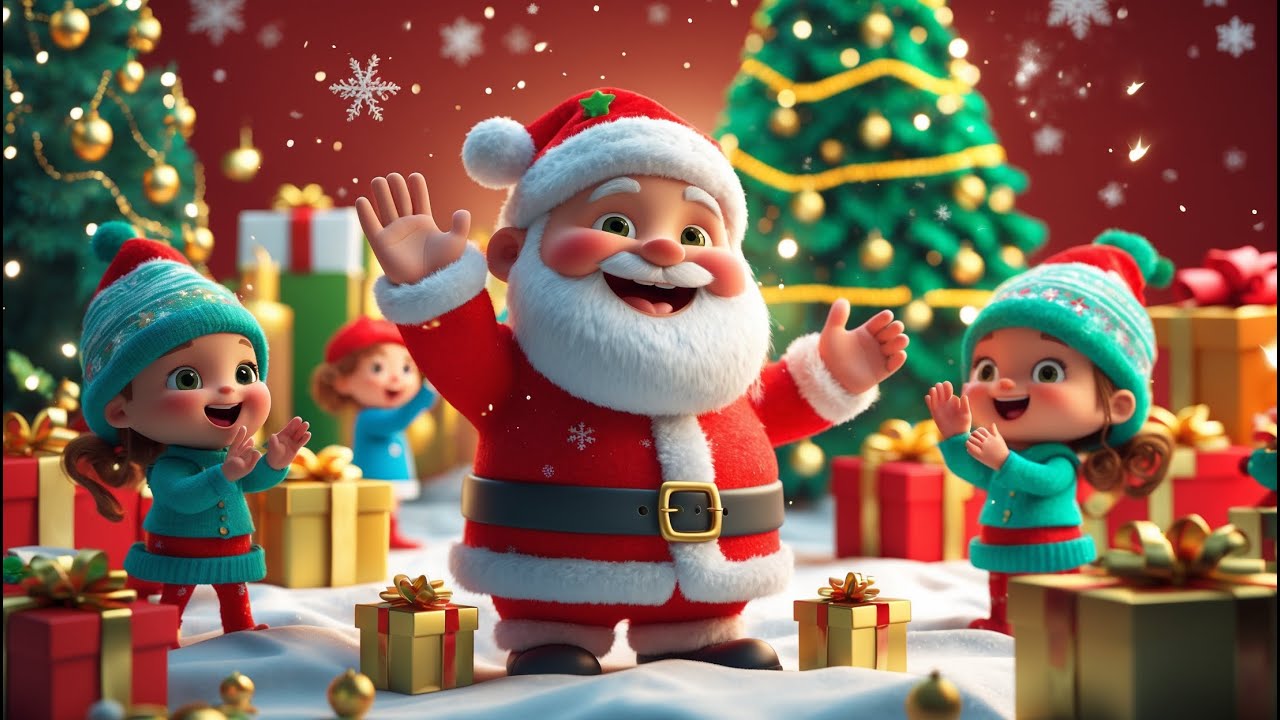16 MINUTE NON STOP Christmas Kids Songs10 Best Kids Christmas Carols