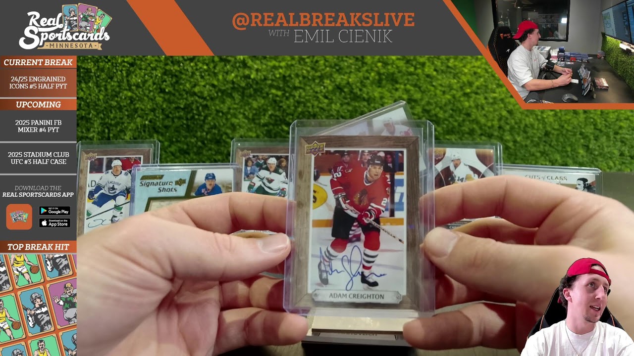2024/25 Upper Deck Engrained Icons #5 Half Case Pick Your Team (1/24/26)