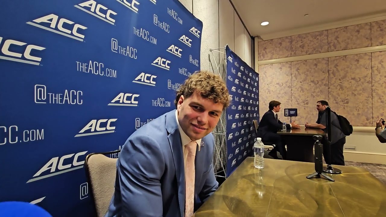 Luke Mergott Duke LB ACC 🏈 Media Days 7.17.26