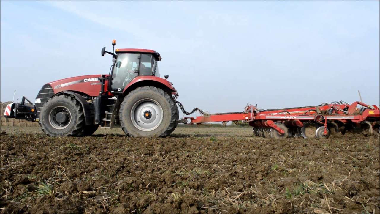 Case Magnum 315 & Horsch Tiger 4MT /HD/