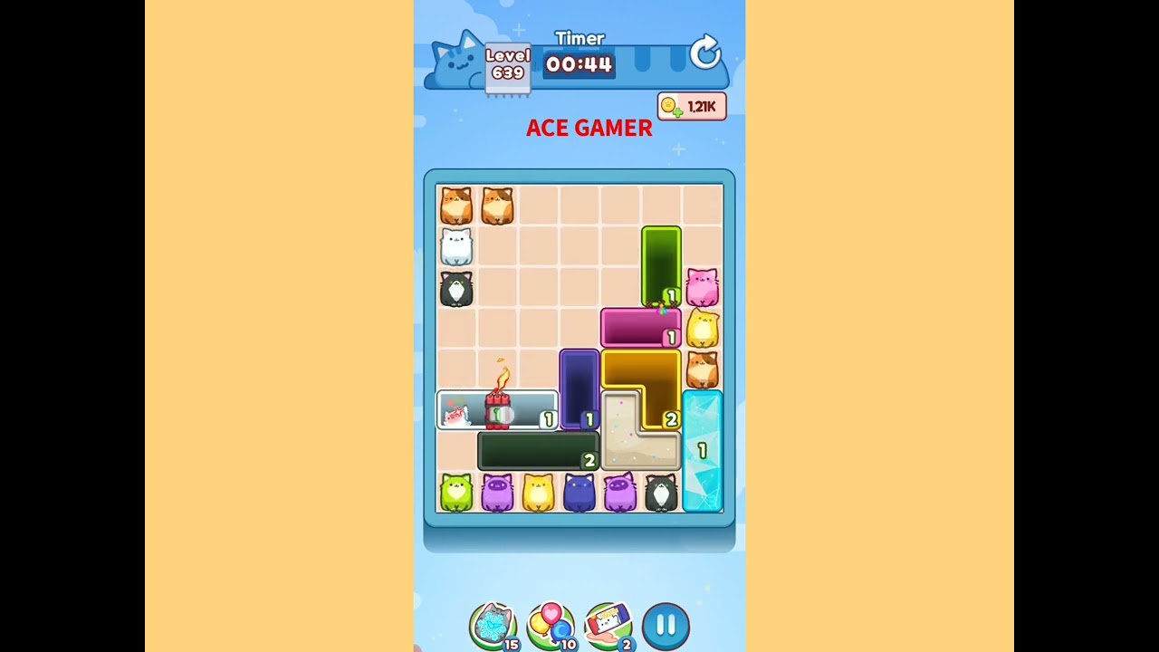 Drop the cat level 639 walkthrough solution 