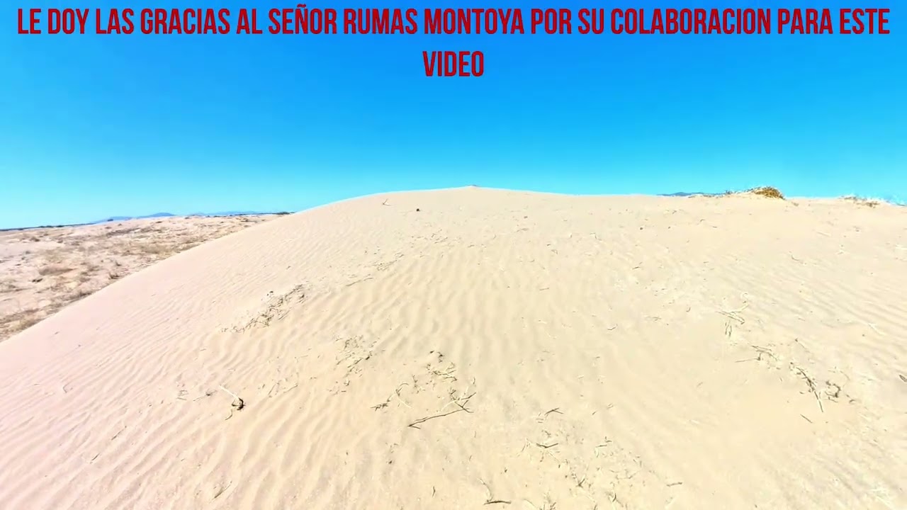 PASEANDO POR LAS DUNAS DE BILBAO, EN EL EJIDO BILBAO COAHUILA