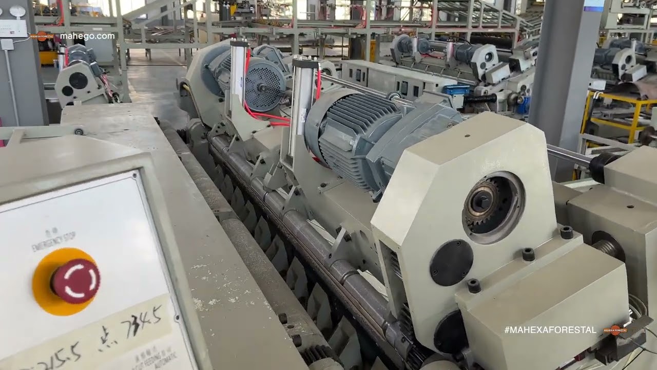 Desenrolladora y Cortadora de Chapa Omega Machinery