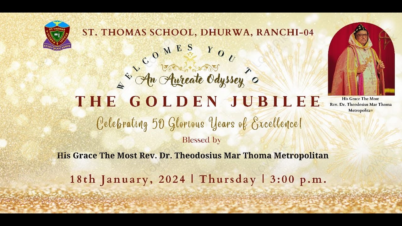 GOLDEN JUBILEE CLOSING CEREMONY | AN AUREATE ODYSSEY | ST. THOMAS SCHOOL, RANCHI