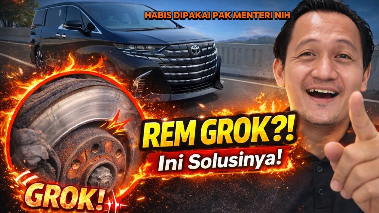 Rem Bunyi Kasar (GROK) — Tanda Kampas atau Piringan Bermasalah? Mobil Alphard 2024
