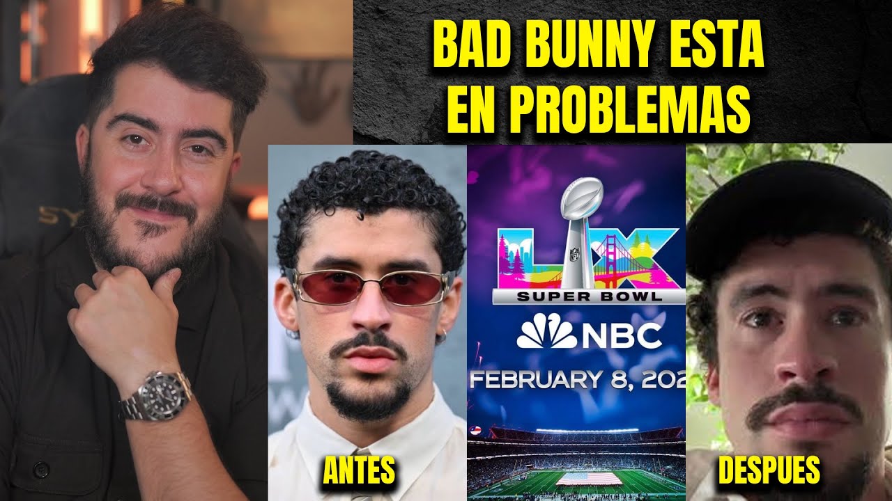 Bad Bunny y la NFL estan EN PROBLEMAS