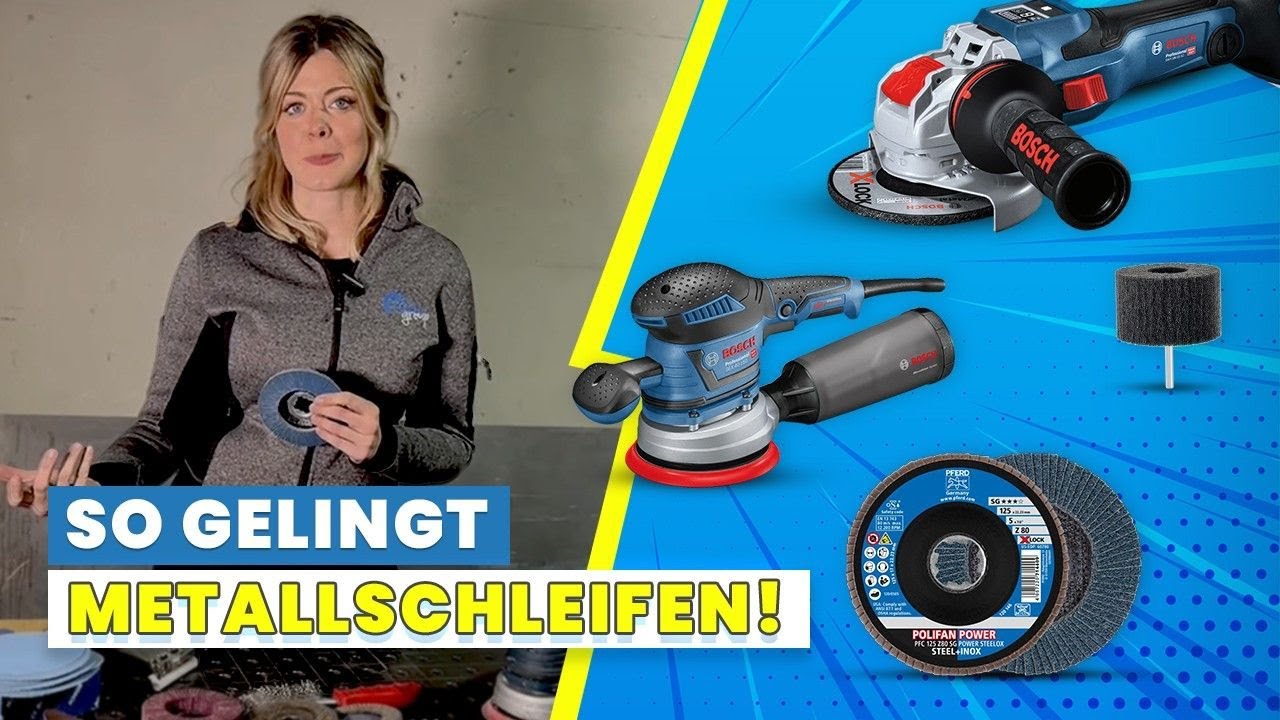 METALL SCHLEIFEN wie ein Profi: Die besten Schleifmittel und Tricks im Überblick!! || ToolGroup