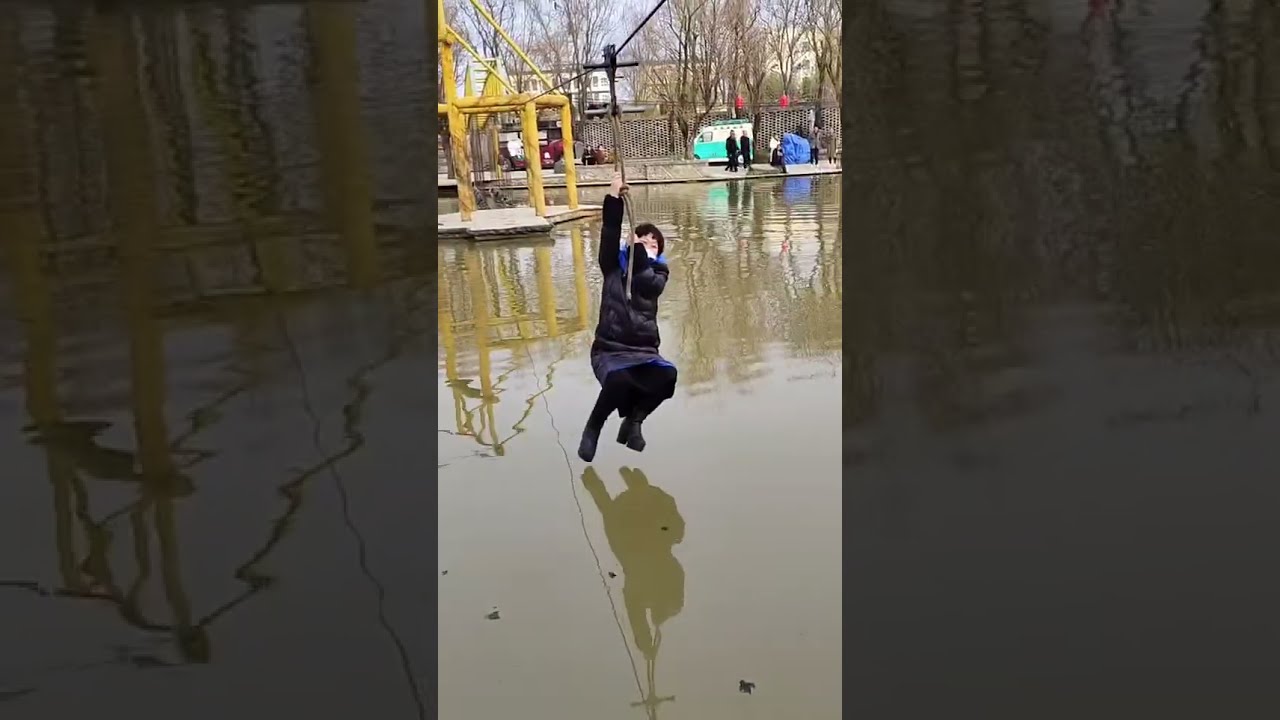 Wet boots and into water in winter