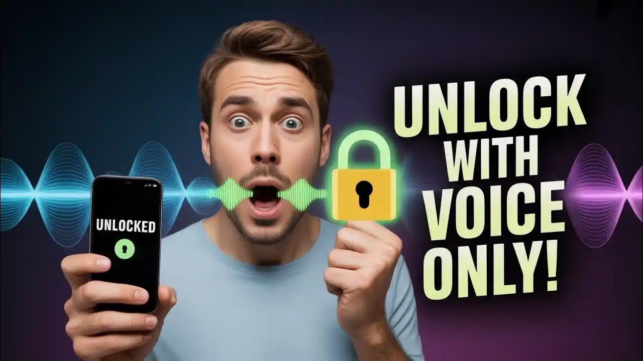 Use Voice to Unlock Phone | Secret Android Setting Revealed!