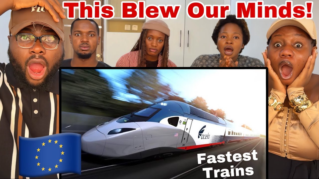Foreigners React to European High Speed Trains for the First Time
