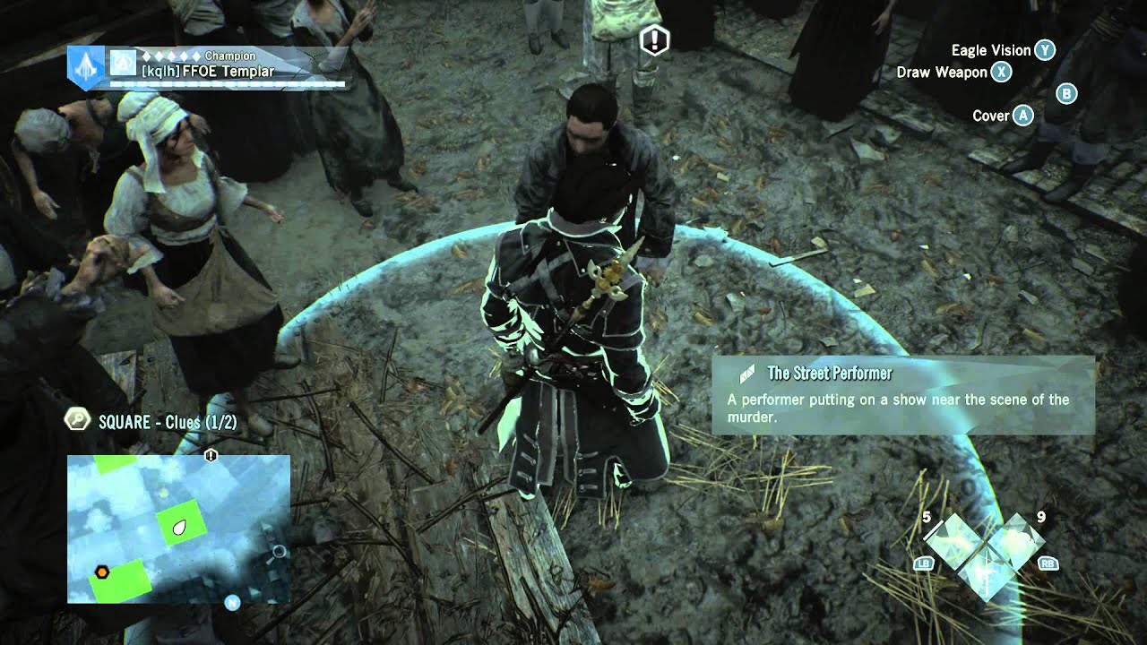 Assassins Creed Unity: Dead Kings DLC Murder Mystery Blind Justice