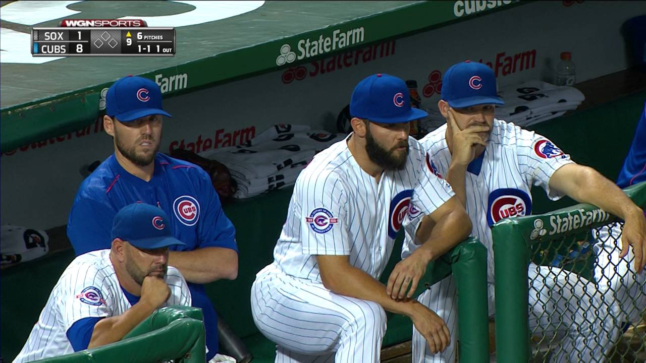 Aroldis Chapman Cubs FULL Debut on WGN | 100 mph + Fastball!! 7-27-16