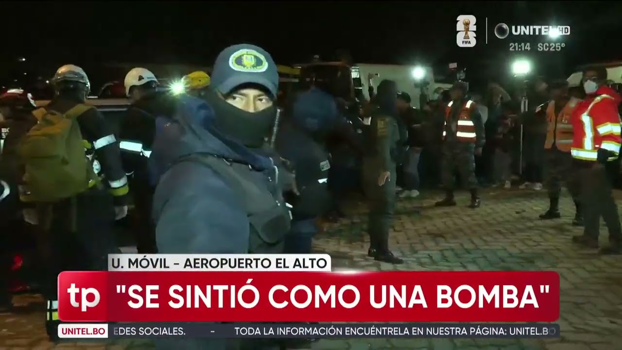 “Se sintió como una bomba”: Testigo de accidente aéreo en El Alto relata lo que sucedió