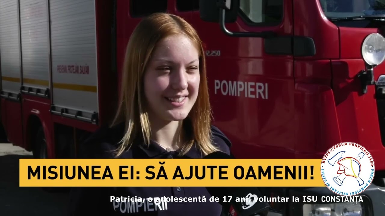 Patricia Purice  voluntar ISU Constanta