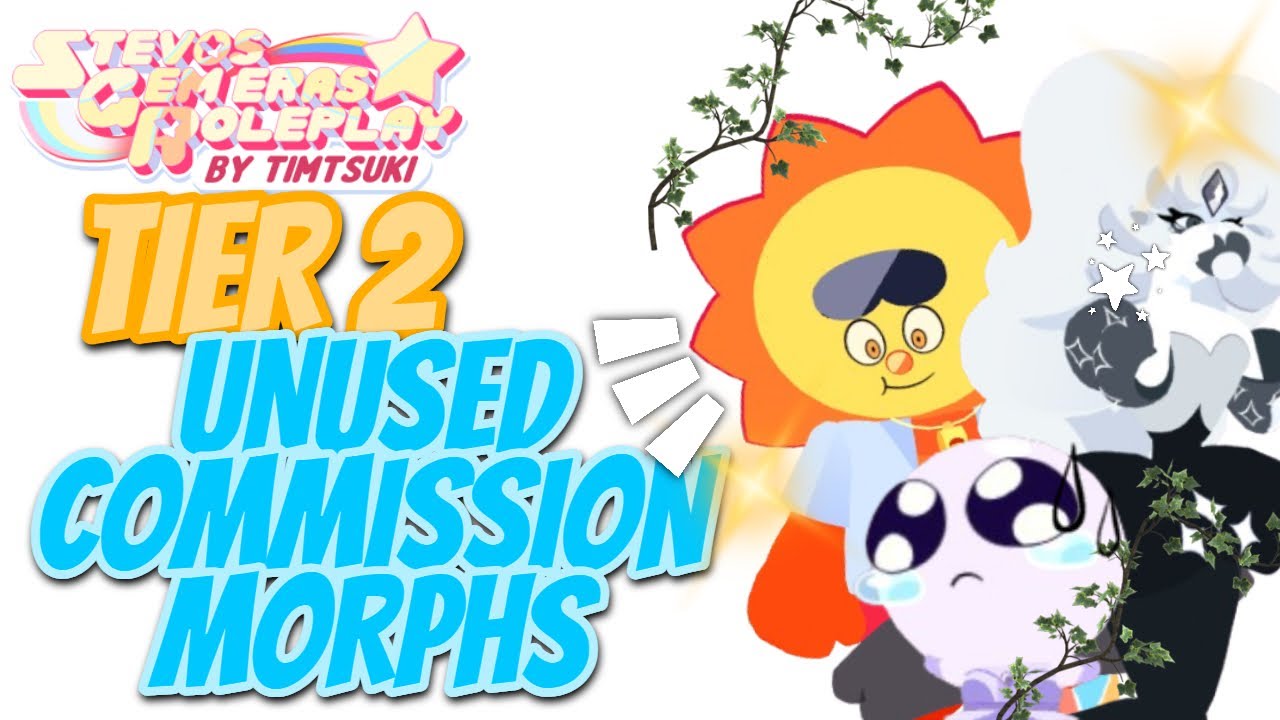 TIER 2 unused Commission morphs showcase - Stevos Gem Eras RP by TimTsuki
