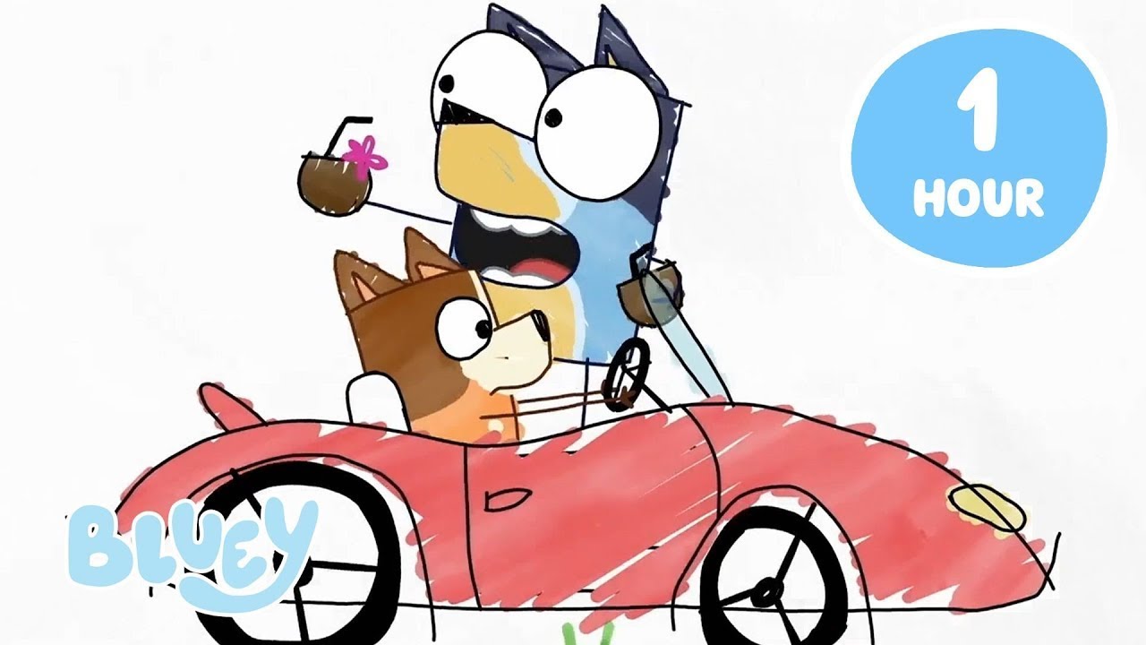 🔴LIVE: Amazing Travels 🚘 ✨ | 1 HOUR+ | Travel Games with Bluey and Bingo | Bluey