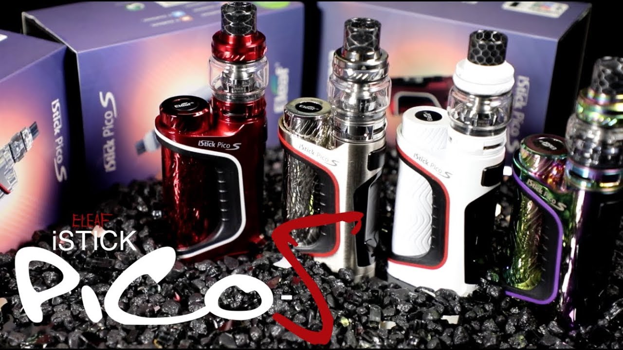 iSTICK PICO-S Kit with ELLO VATE Tank  By:eLEAF ~All In One Vape Kit Review~