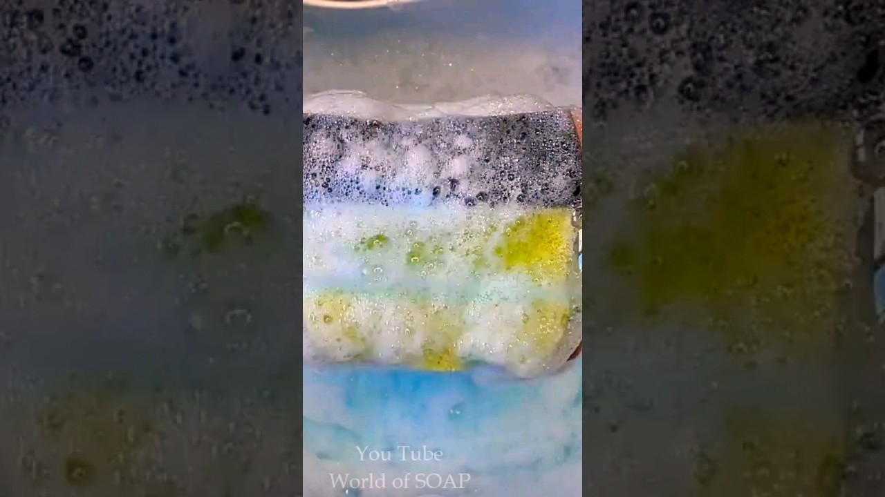ASMR Stacked squeeze  #asmr #asmrsponge #spongesqueeze