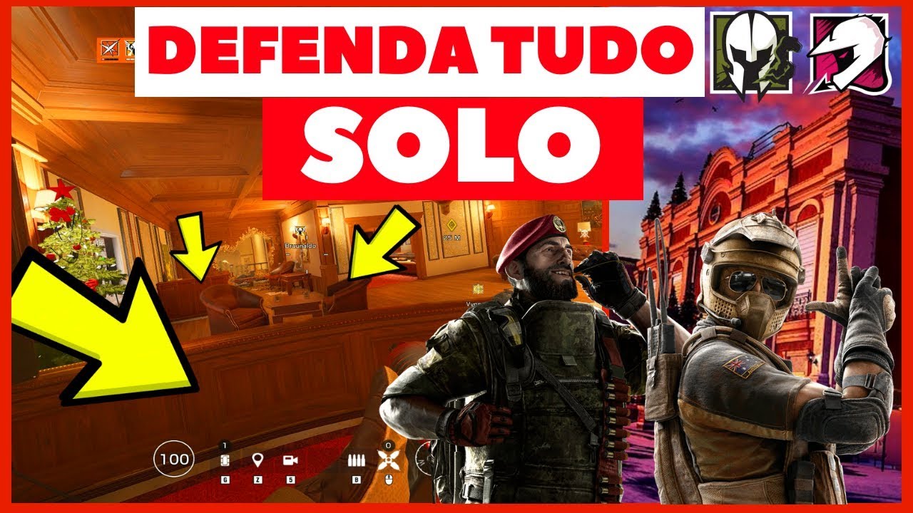 NOVA ESTRATEGIA SOLO NO MAPA KAFE DOSTOYEVSKY || RAINBOW SIX SIEGE