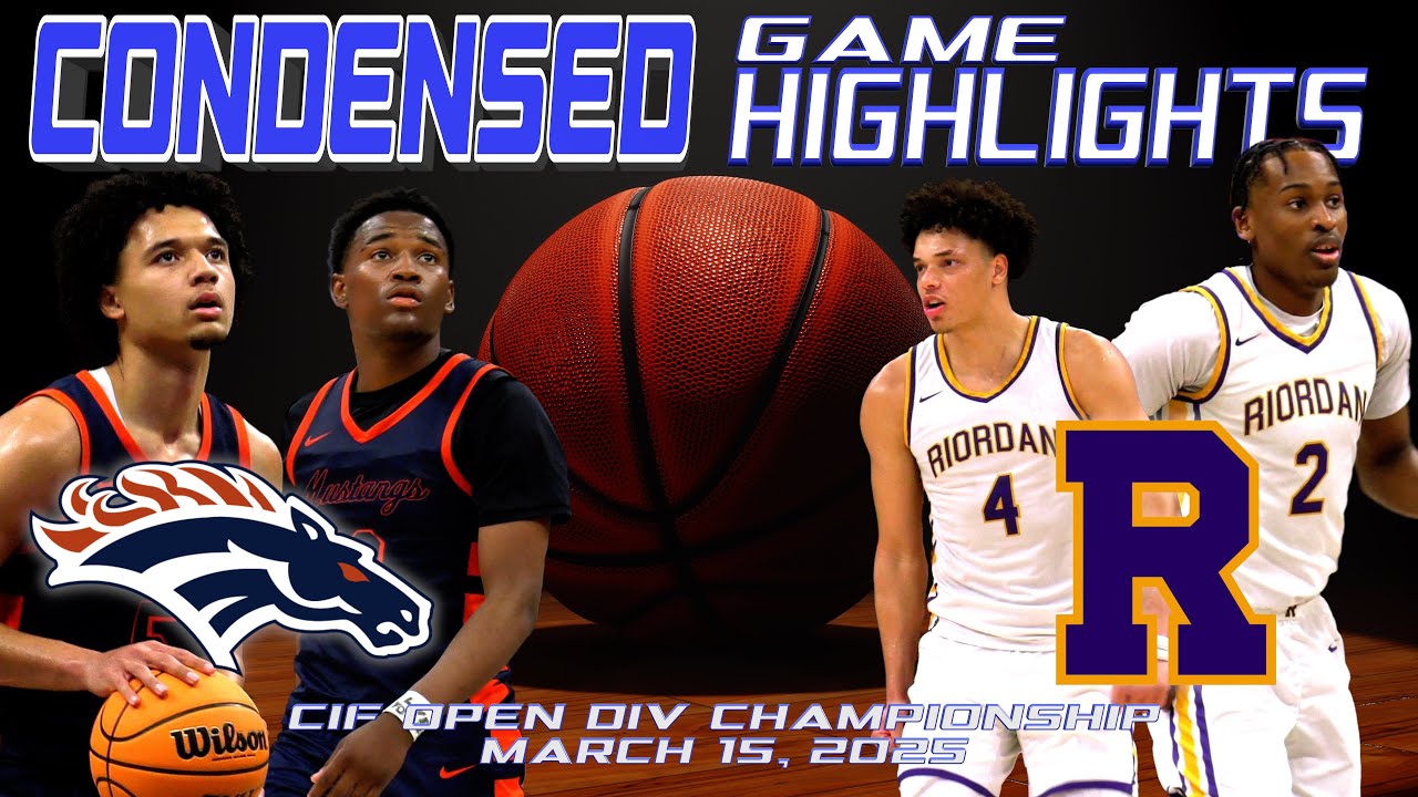Roosevelt vs Archbishop Riordan -  CIF State Open Division Championship - Condensed Game 4K