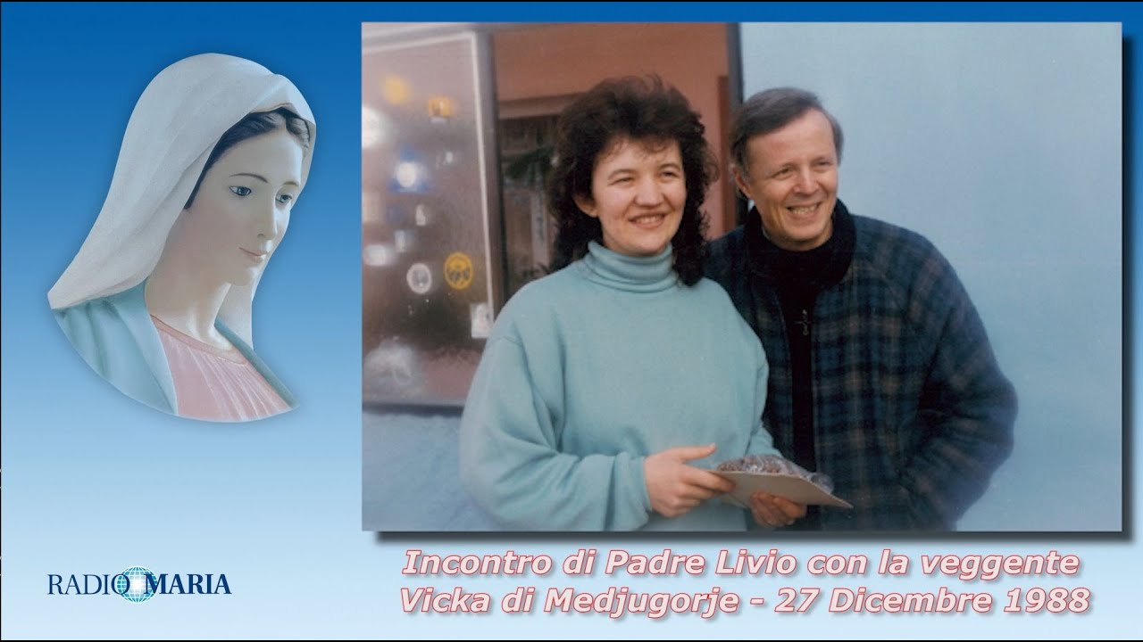 Incontro di Padre Livio con la veggente Vicka di Medjugorje - 27 Dicembre 1988