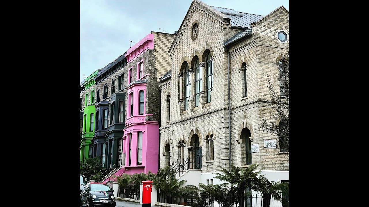 🎥 🎬 St Luke's Mews -All Saints Road -Lancaster Road-  Basing Street Studios (Bob Marley) West London