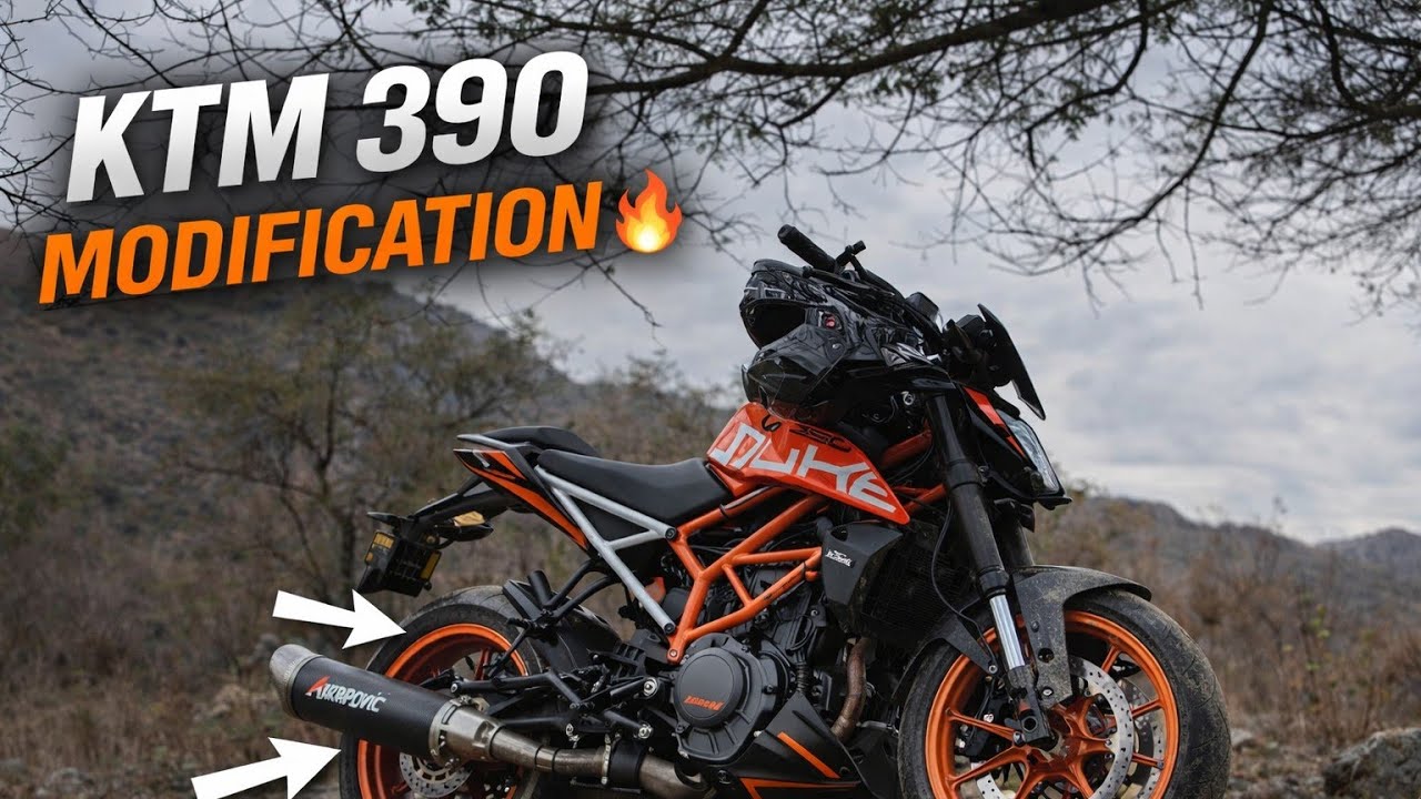 KTM 390 Modification Done 😈 Look Changed Completely