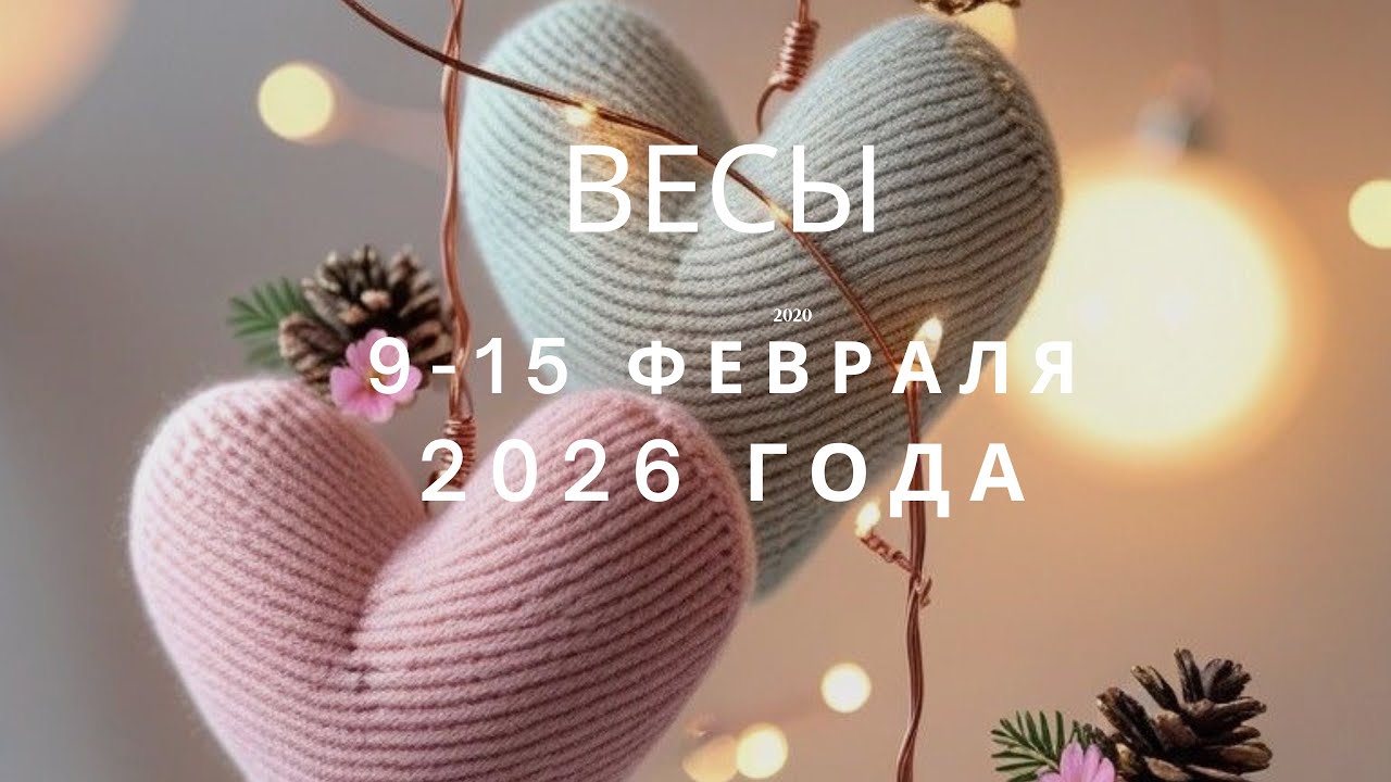 Весы, с 9 по 15 февраля 2026 года ❤️❤️❤️