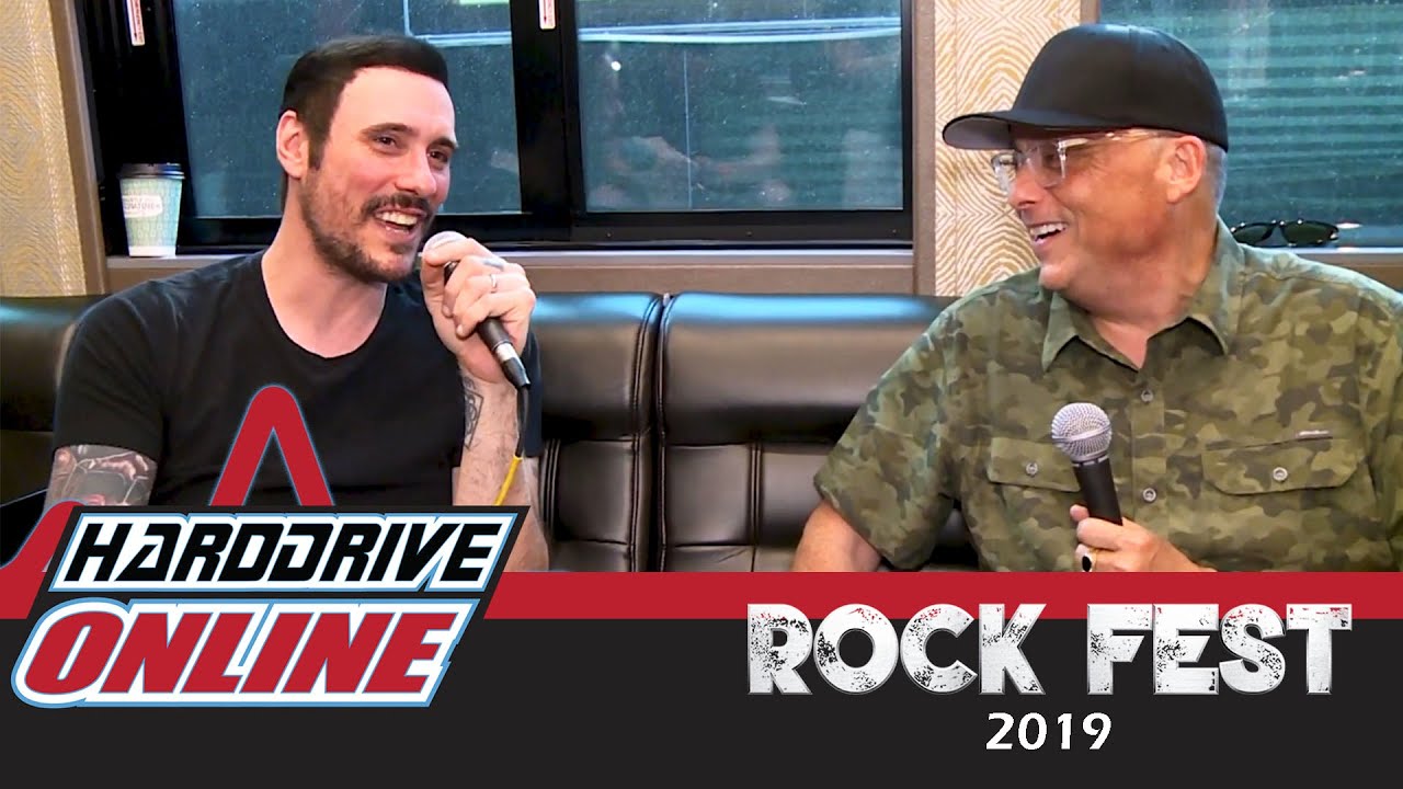 Breaking Benjamin - Lou Brutus talks with Ben Burnley at Rock Fest 2019 | HardDrive Online