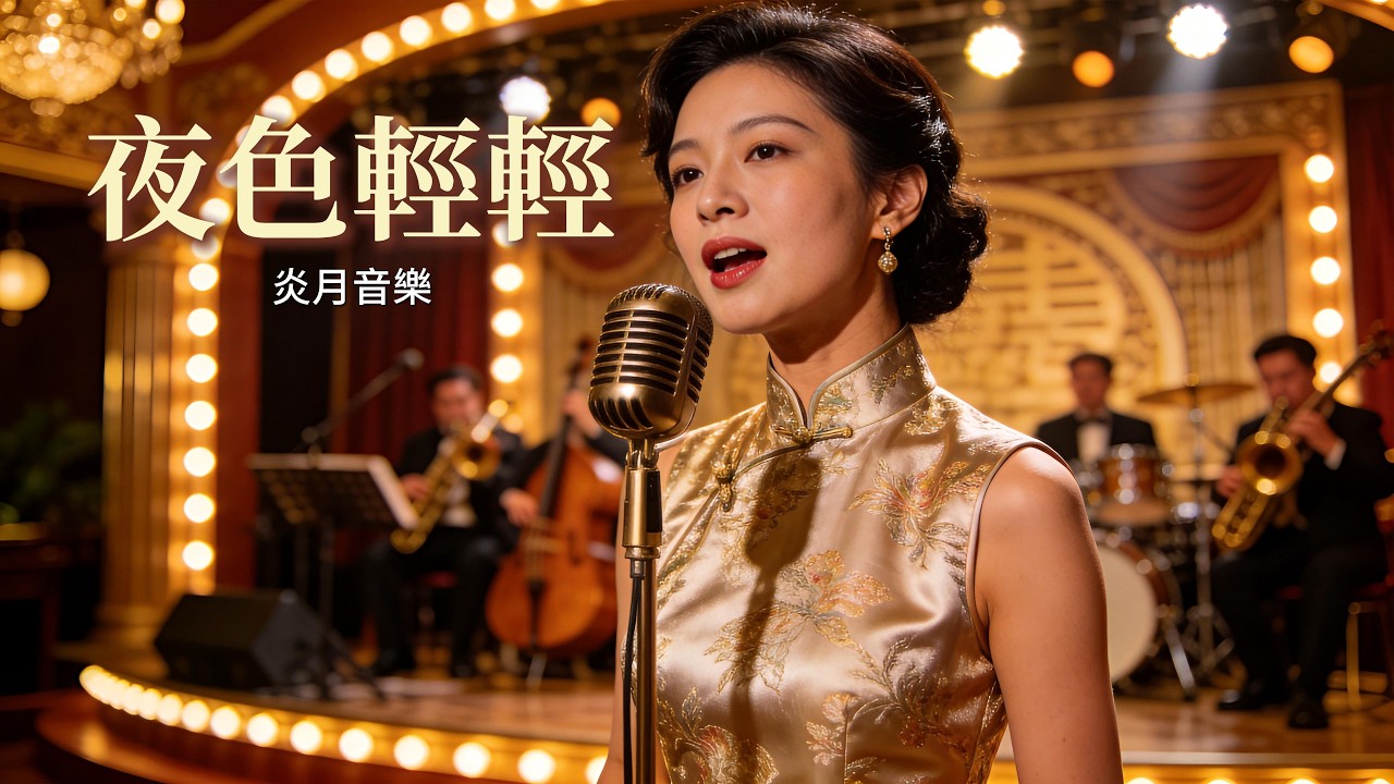 老上海經典爵士【夜色輕輕】Timeless Jazz of Old Shanghai 1940s–1950s 上海時代曲 Chinese Jazz-Pop