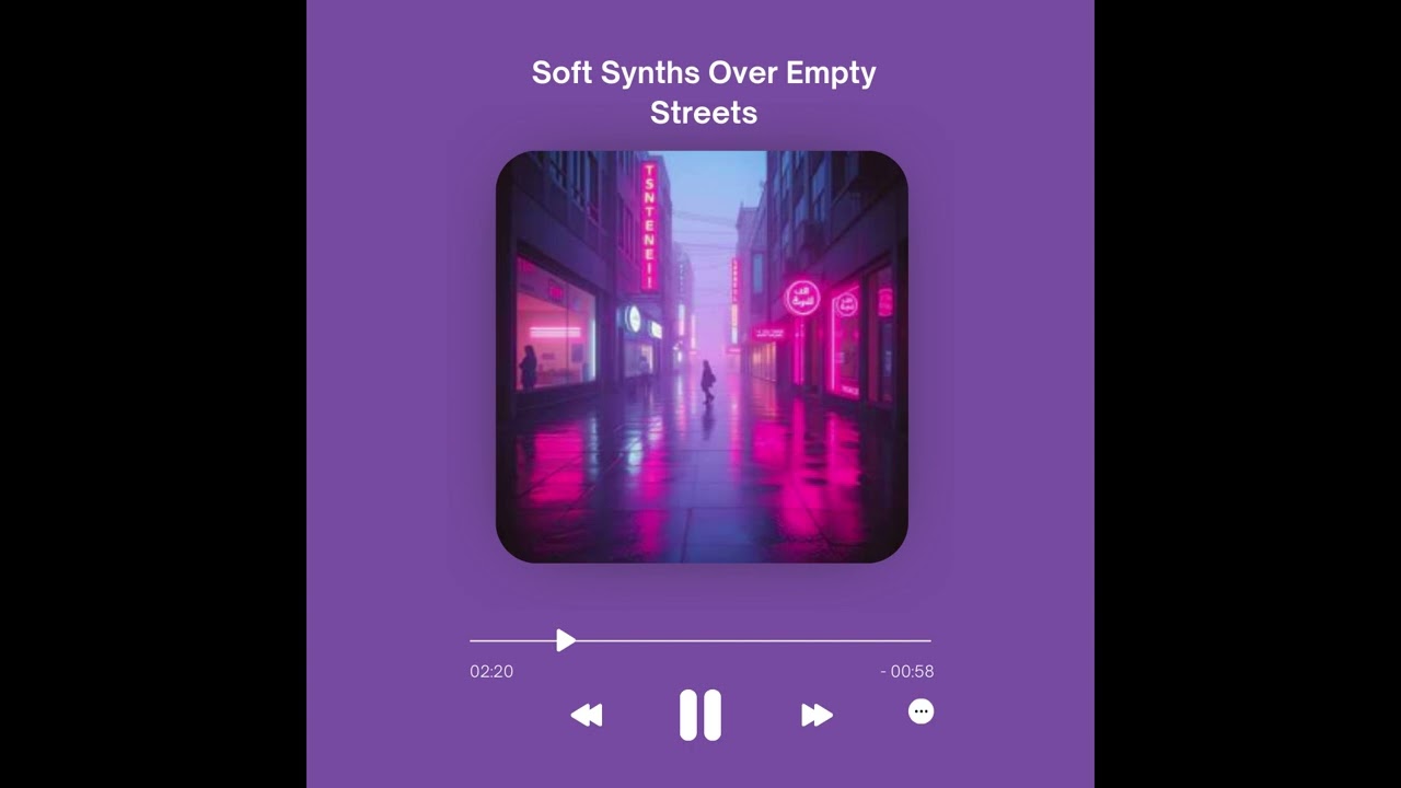 Soft Synths Over Empty Streets | Japan City Pop 80s–inspired retro synth pop track #citypop