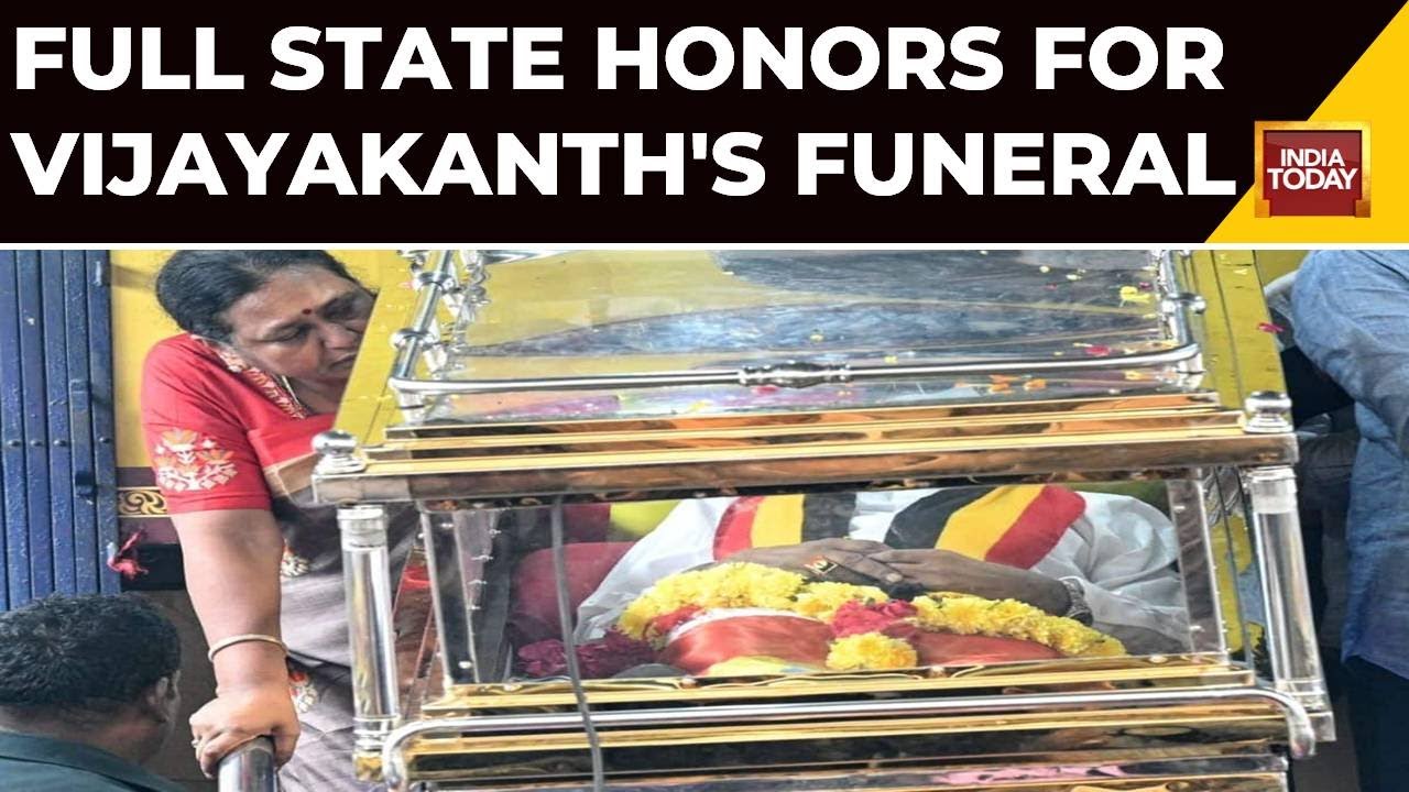 Common People & Leaders Pay Last Respect To 'Captain' Vijayakanth | India Today News