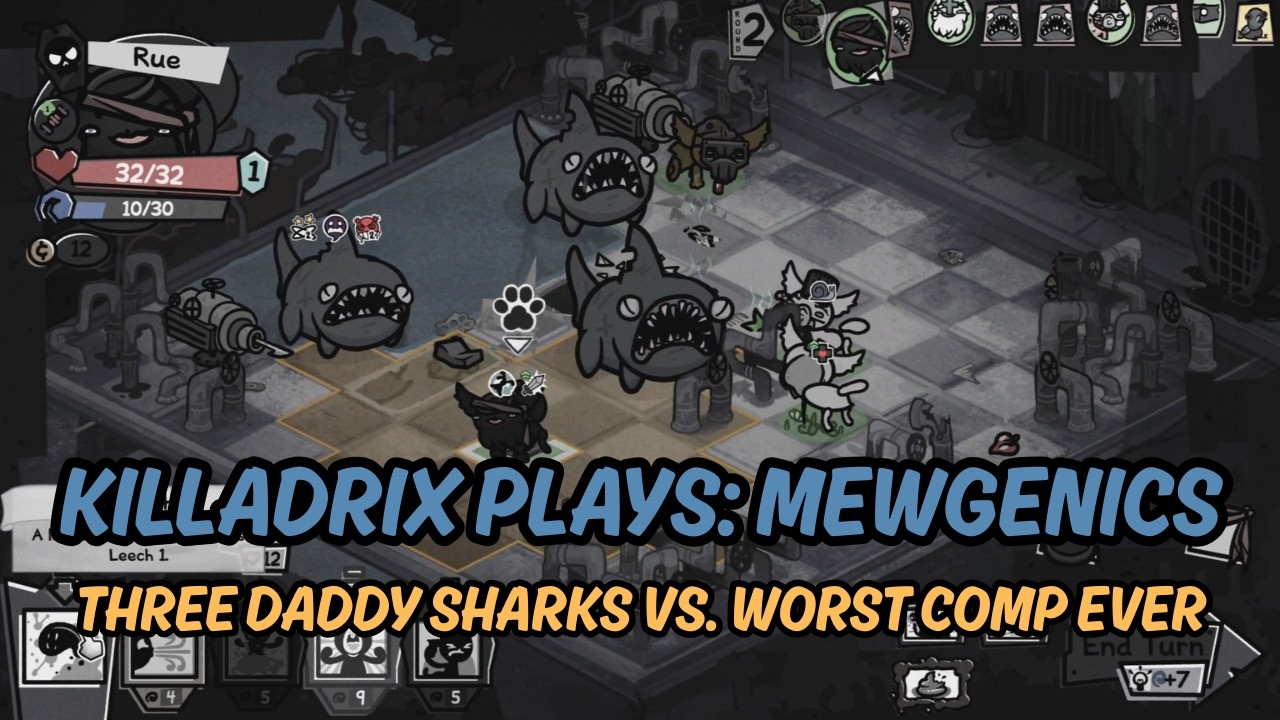 Mewgenics | Three Daddy Sharks vs. Worst Comp