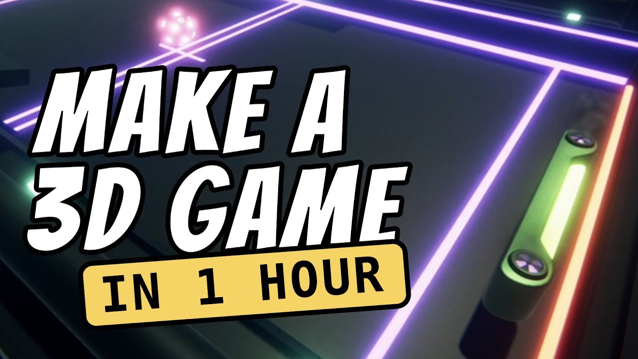 How to make a 3D game with Unity in 1 hour | Beginner Tutorial | Easy