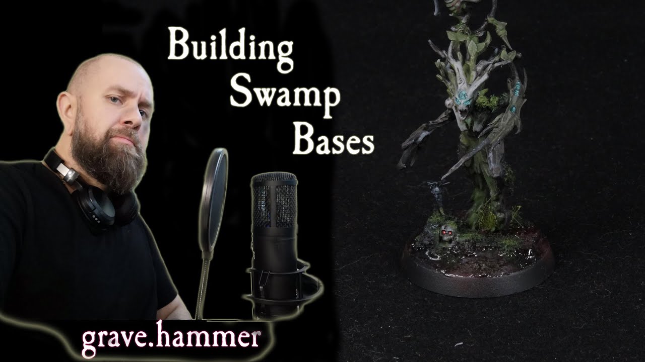 Swamp bases for miniatures tutorial