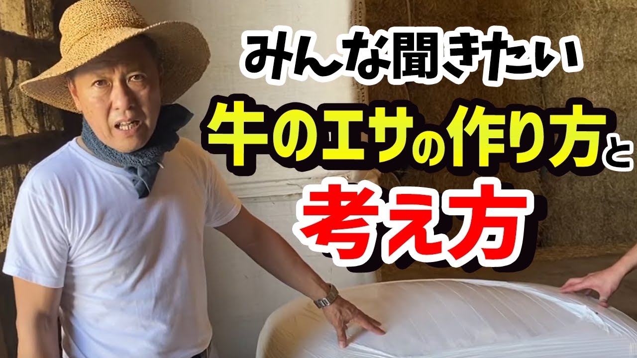 【質問はコメントで】平松社長にみんな気になるTMR（牛のエサ）の作り方と考え方を聞いてきた！【神回】