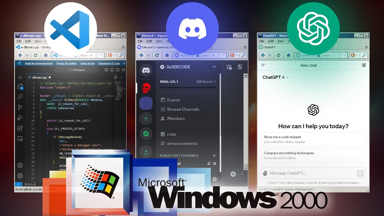 Can I run MODERN (web) APPS on Windows 2000?