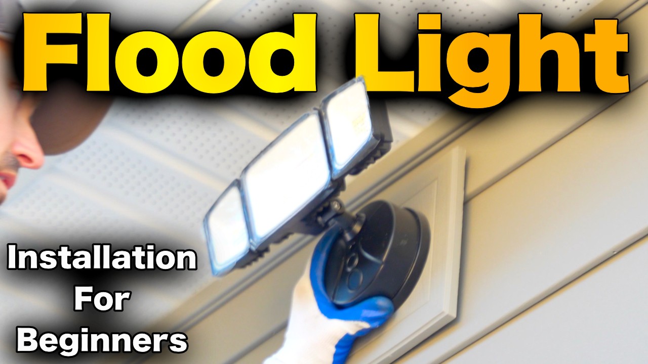 How To Install A Flood Light - BEGINNERS GUIDE