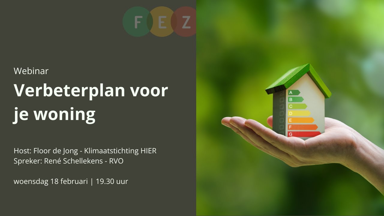 Webinar: Maak een verbeterplan voor je woning