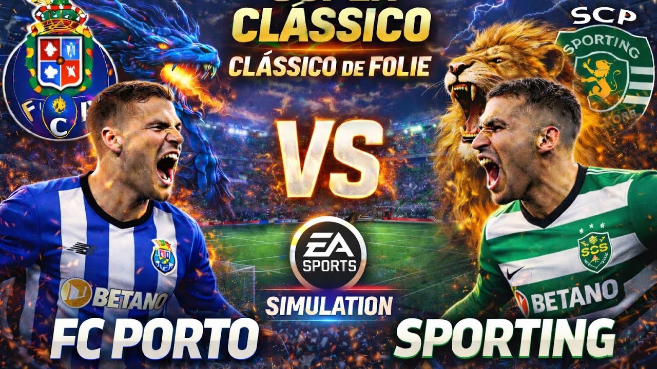 EA FC26 - FC Porto VS Sporting CP | Estadio do Dragão | Liga NOS 2025-2026 | PS5 Simulation