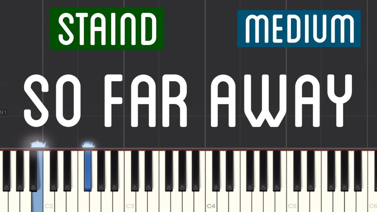 Staind - So Far Away Piano Tutorial | Medium