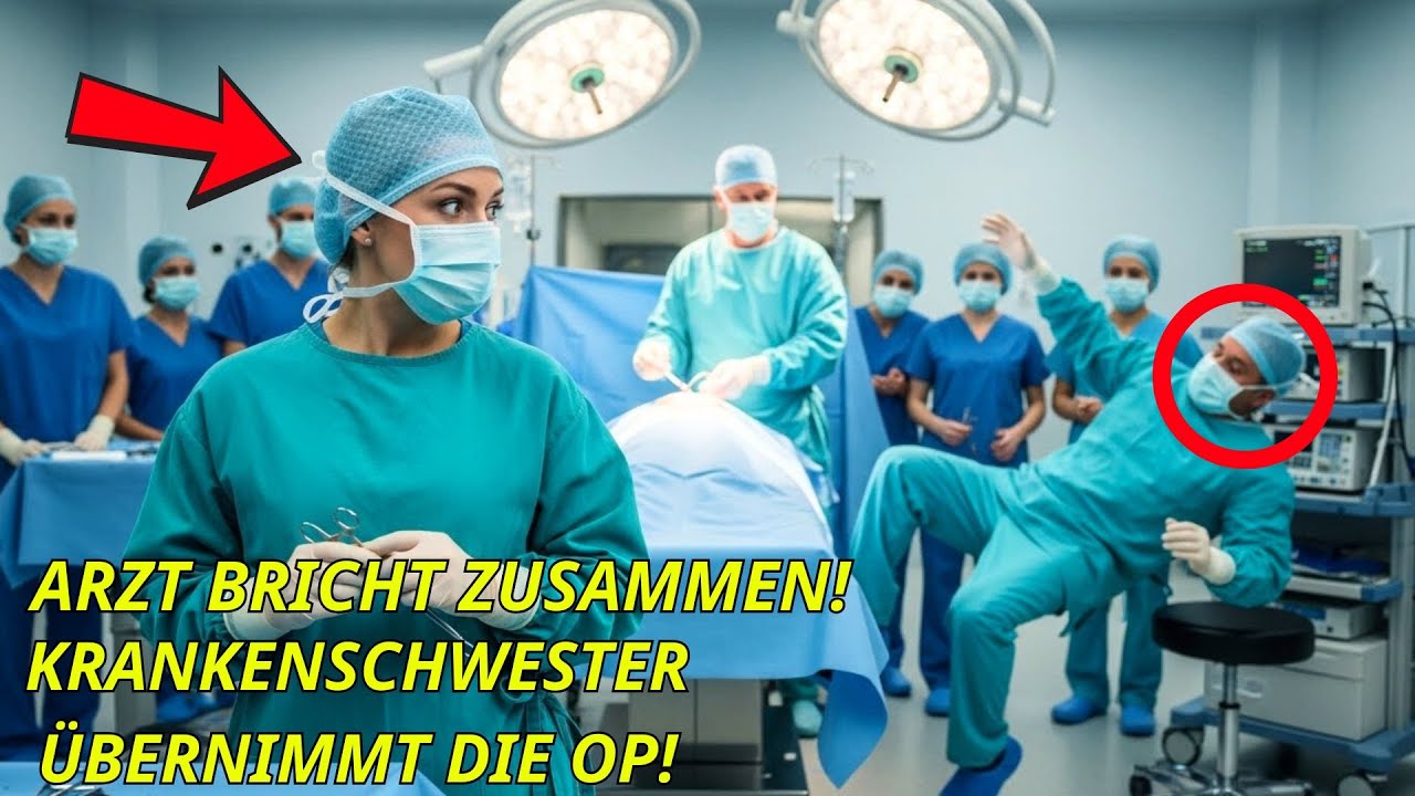 Chirurg bricht während der Operation zusammen – eine Krankenschwester übernimmt und rettet den Patie
