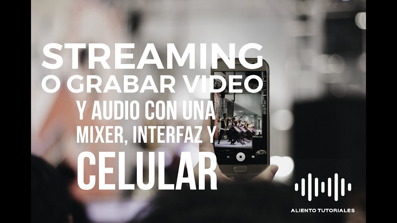 Transmitir en Vivo (Streaming) o Grabar Video y Audio | Usando Mixer, Interfaz y un Celular