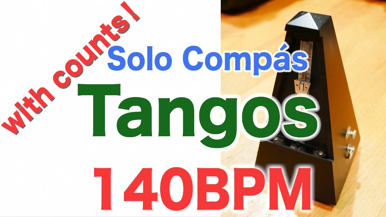 Compas Flamenco Vol.2 Tangos Track 7 - 140bpm Solo Compás counts Included for beginners
