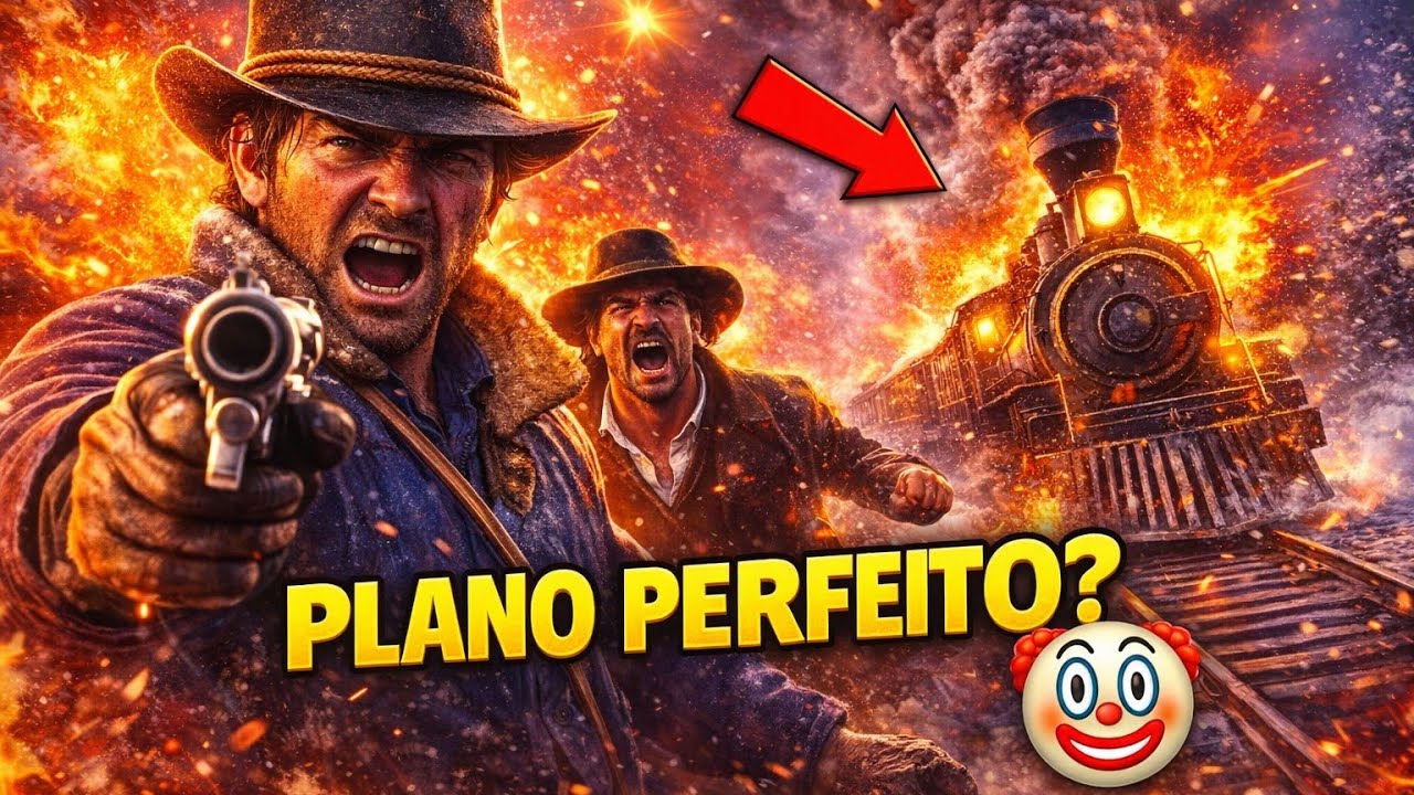 RDR2: O Roubo do Trem Mais Louco que Já Fiz! 🚂💀| RDR 2 EP 3