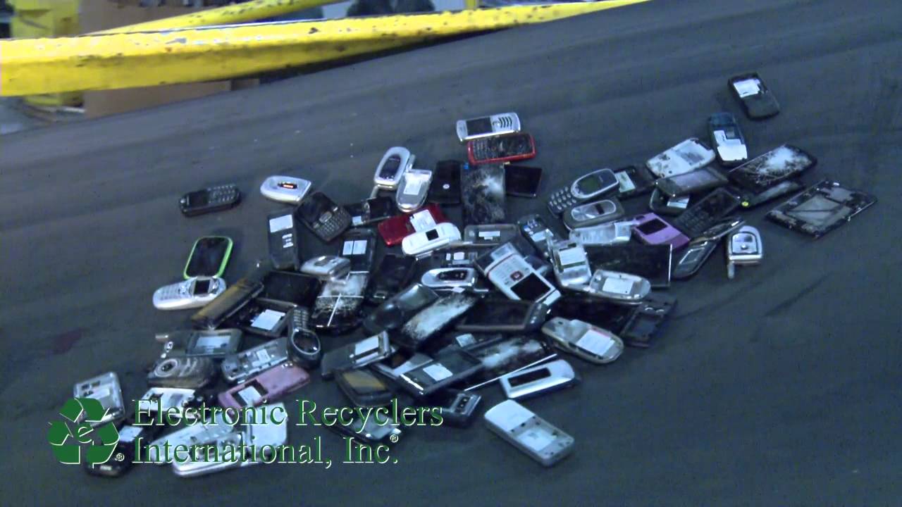 Recycling Cell Phones - How ERI Shreds Cell Phones