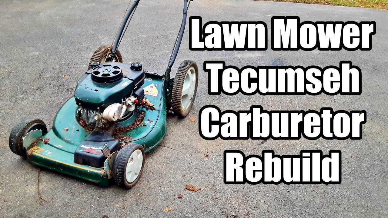 Cleaning a Tecumseh Lawn Mower Carburetor after sitting for years